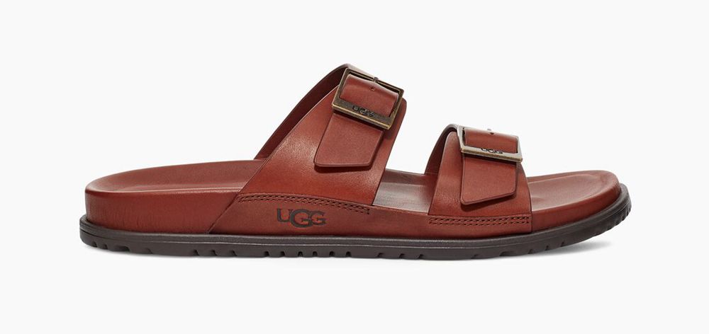 Ugg Slides Canada - Ugg Men's Wainscott Buckle Chocolate